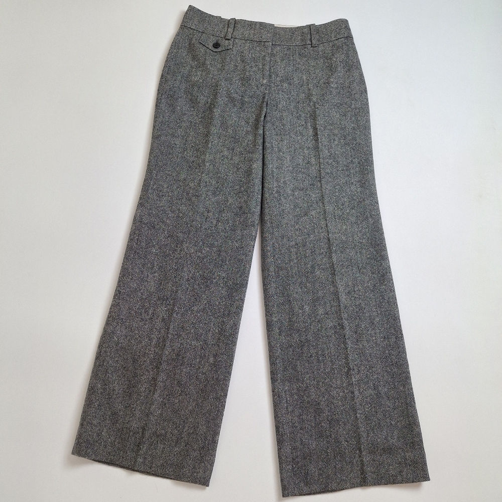 Ann Taylor Wool Blend Tweed Trousers
